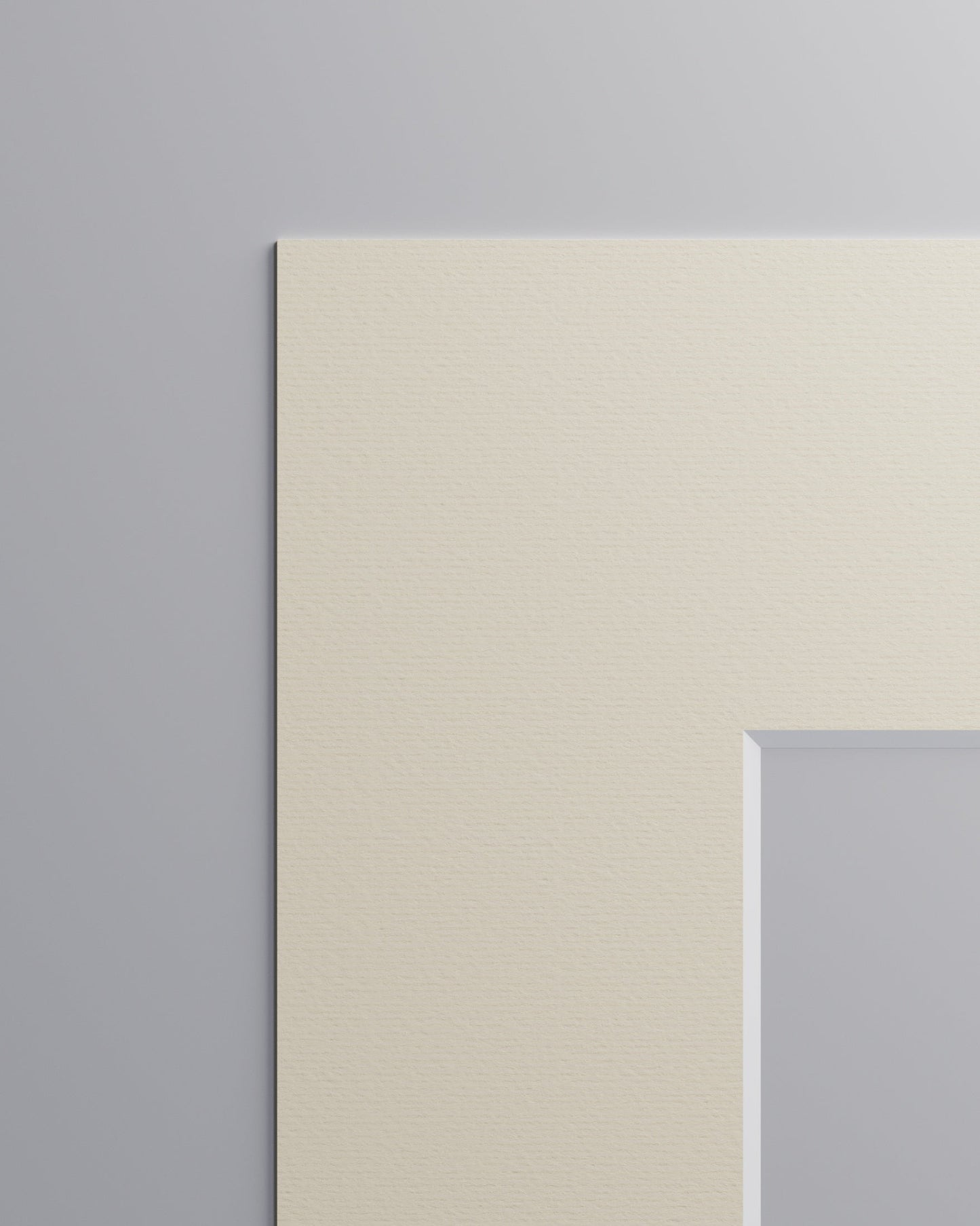 Mount Sample: Creme (White Core)