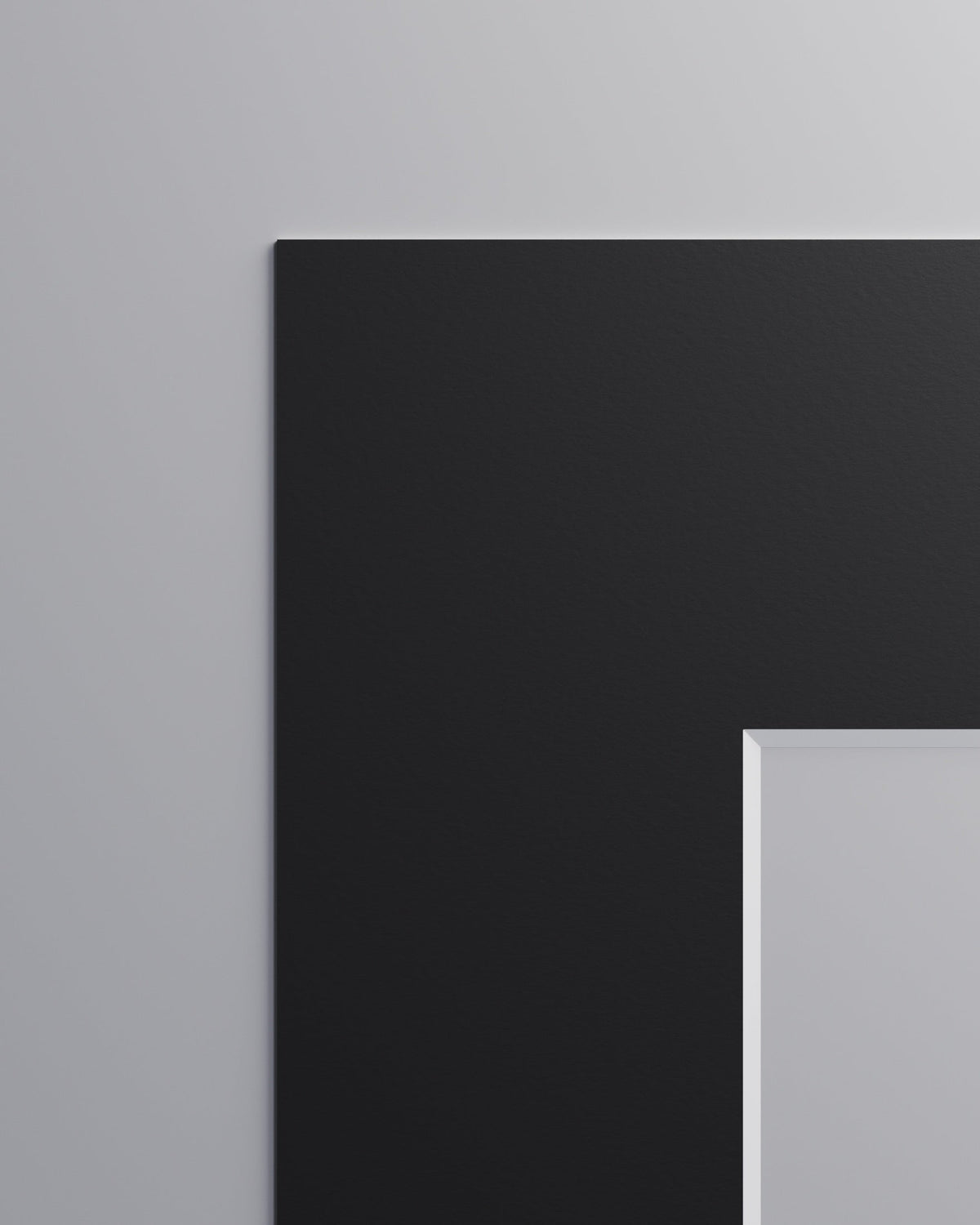 Mount Sample: Black (White Core)